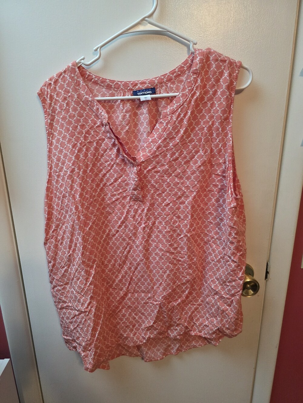 Basic Editions Sleeveless Top Size XXL